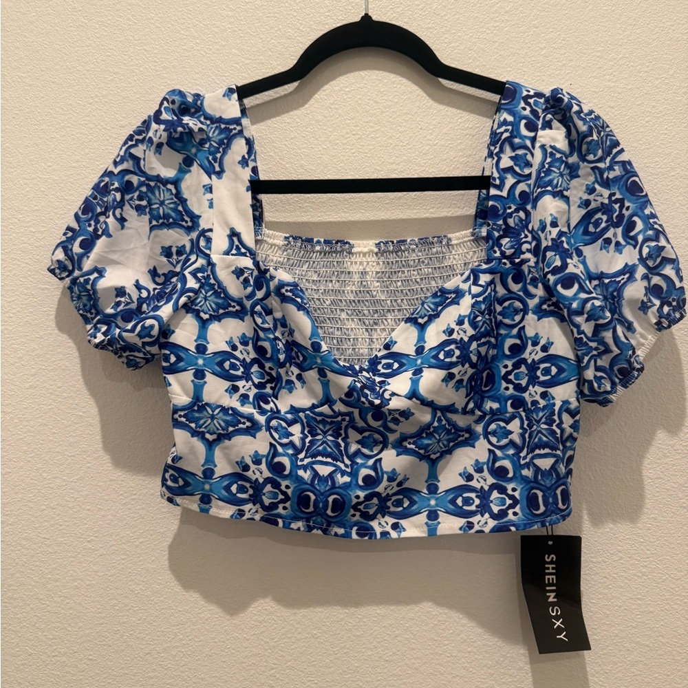 Sky blue 2 piece set